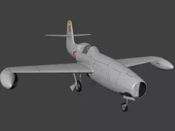 Yakovlev Yak 23 Free low-poly  3D model