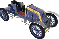 1902 Mors Type Z 3D model