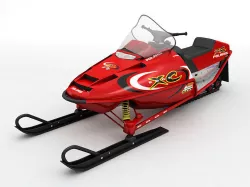 2002 Polaris 500 XC SP Snowmobile 3D model