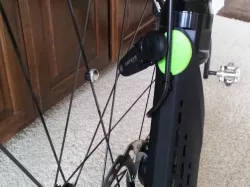 2015 Cannondale SuperMax 2.0 Lefty, Cateye Strada Slim Sensor Mount