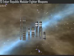 2D Enkar Republic Modular Fighter Weapons Texture