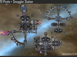 2D Pirate Smuggler Station Texture