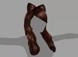 3D Hair for Girl 06 Low Poly Low-poly  3D model