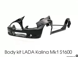 3D model Body kit LADA Kalina Mk1 S1600  3D model