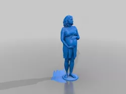 3D Scan of Figure with base
