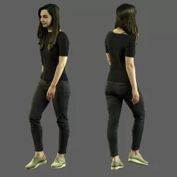 3d scan woman 8 3D model