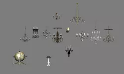 50 3ds models for Interior  3D model