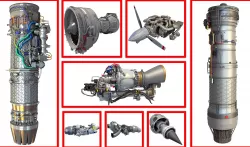8 Aircraft Engine Models 3D model