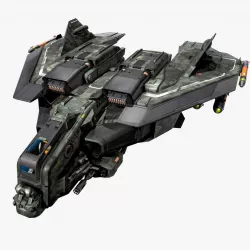 A-30 Thunderbolt Camo Low-poly  3D model