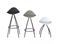 A modern set of chairs and stools by Onda Stua 3D model
