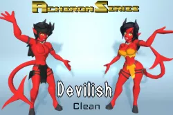 Acheron Devilish Clean Low-poly  3D model