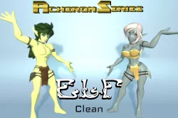 Acheron Elf Clean Low-poly  3D model