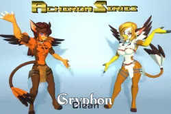 Acheron Gryphon Clean Low-poly  3D model