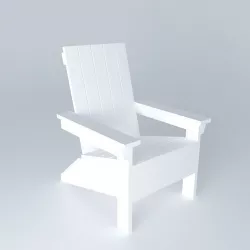 Adirondack chair 3D model