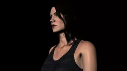 Aisha Black COP Low-poly  3D model