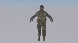 Alex soldier 3D model