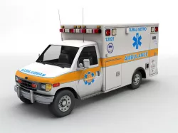 Ambulance Metro 3D model