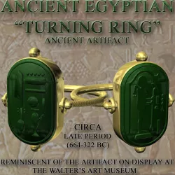 Ancient Egyptian Turning Ring 3D model