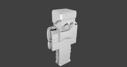 Armor For Minecraft Exoskeleton 3D model
