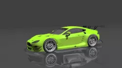 Aston Martin GTE Low-poly  3D model