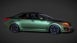 Auto Kia optima 3D model Low-poly  3D model