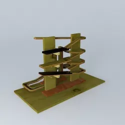 Balls clock 3D model