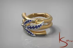 bamboo ring 3D model