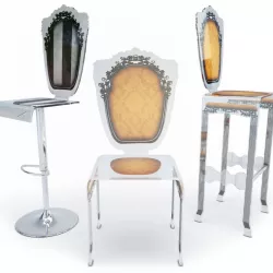 Baroque Plastic Furniture 3D model