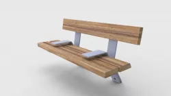 Bench 3D model