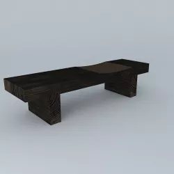 Bench 3D model