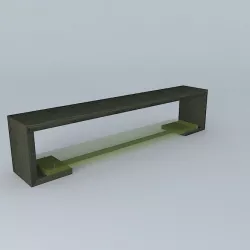 Bench Resin 3D model