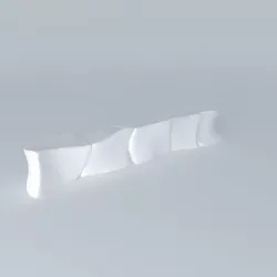 Bench vertebrae 3D model