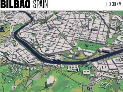 Bilbao Spain 3D model