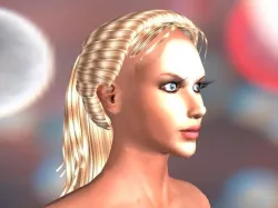 Blone Woman Kala 3D model