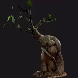 Bonsai tree - Low Poly - Game ready Low-poly 3D model Low-poly  3D model
