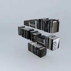 Books 3D model