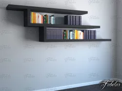 Bookshelf 3D model