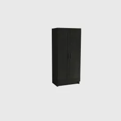 BRIMNES Wardrobe 2-door wardrobe black IKEA 3D model