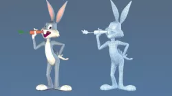 BUGS BUNNY LOONEY TOON 3D model