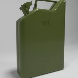 Canister Low-poly  3D model