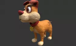 Cartoon Dog 3D model