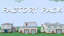 Cartoon Low Poly Factory Pack Low-poly  3D model