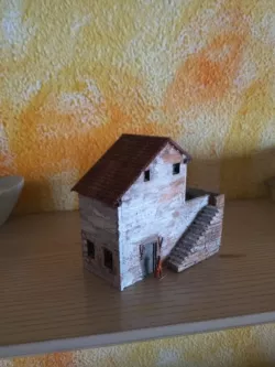 Casa rustica para dioramas 3D model