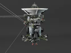 Cassini uncovered 3D model