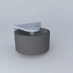 Caster 3D model