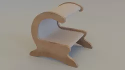 Cat Bed Scratcher 3D model