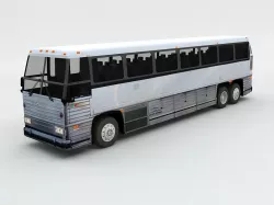 Charter Bus 3D model