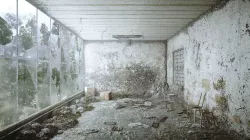 Chernobyl Abandoned Room  Low-poly  3D model