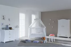 Childrens furniture set Pali TULIP BABY White 3D model