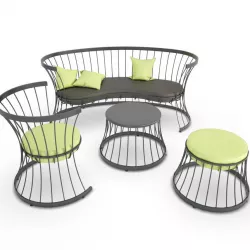 Clessidra Furniture Outdoor Ethimo 3D model